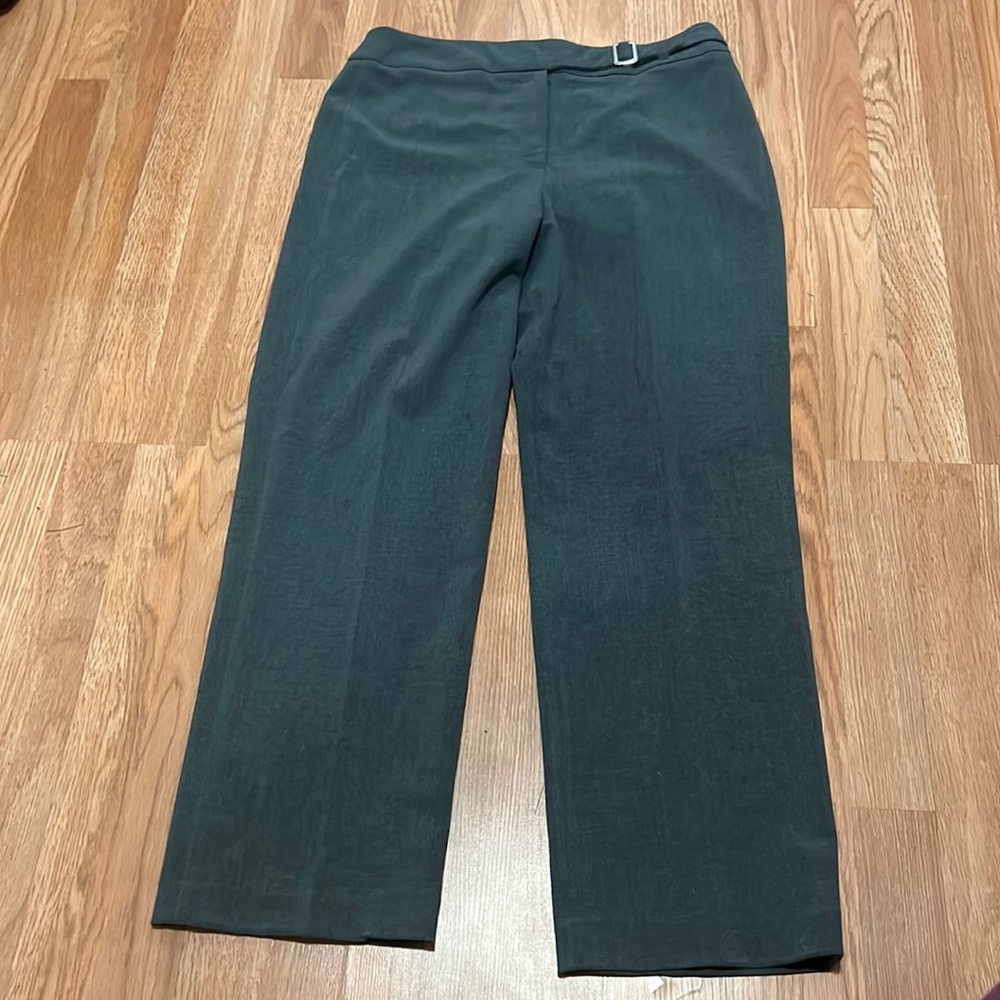 Larry Levine Petite Stretch Gray Pants Sz 12P
